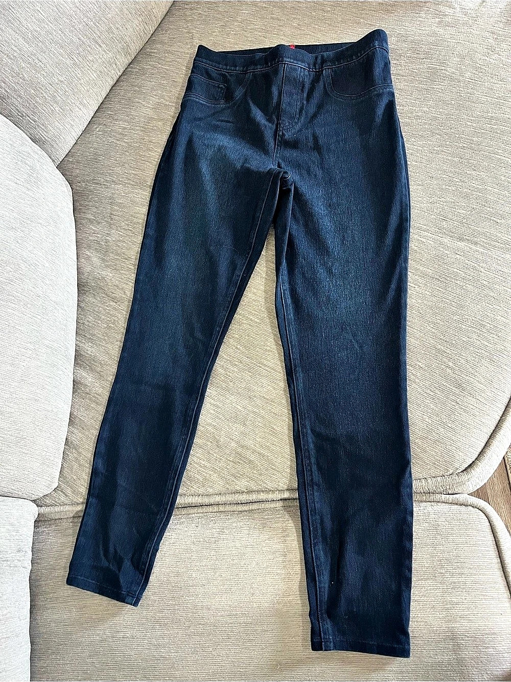 SPANX Jean-ish Ankle Leggings Skinny Blue Medium
